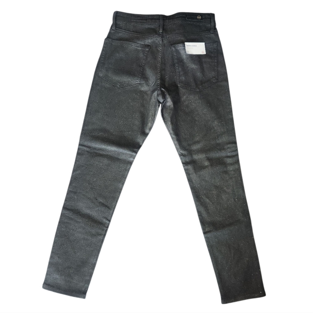 AG Adriano Goldschmied Charcoal High-Rise Skinny Jeans - Picture 7 of 9